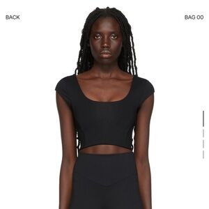 Live the process bra top with twist back